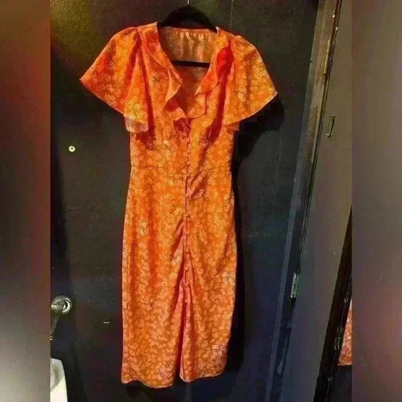 Women’s Urban Outfitters Button Front Floral Dress - Picture 1 of 5